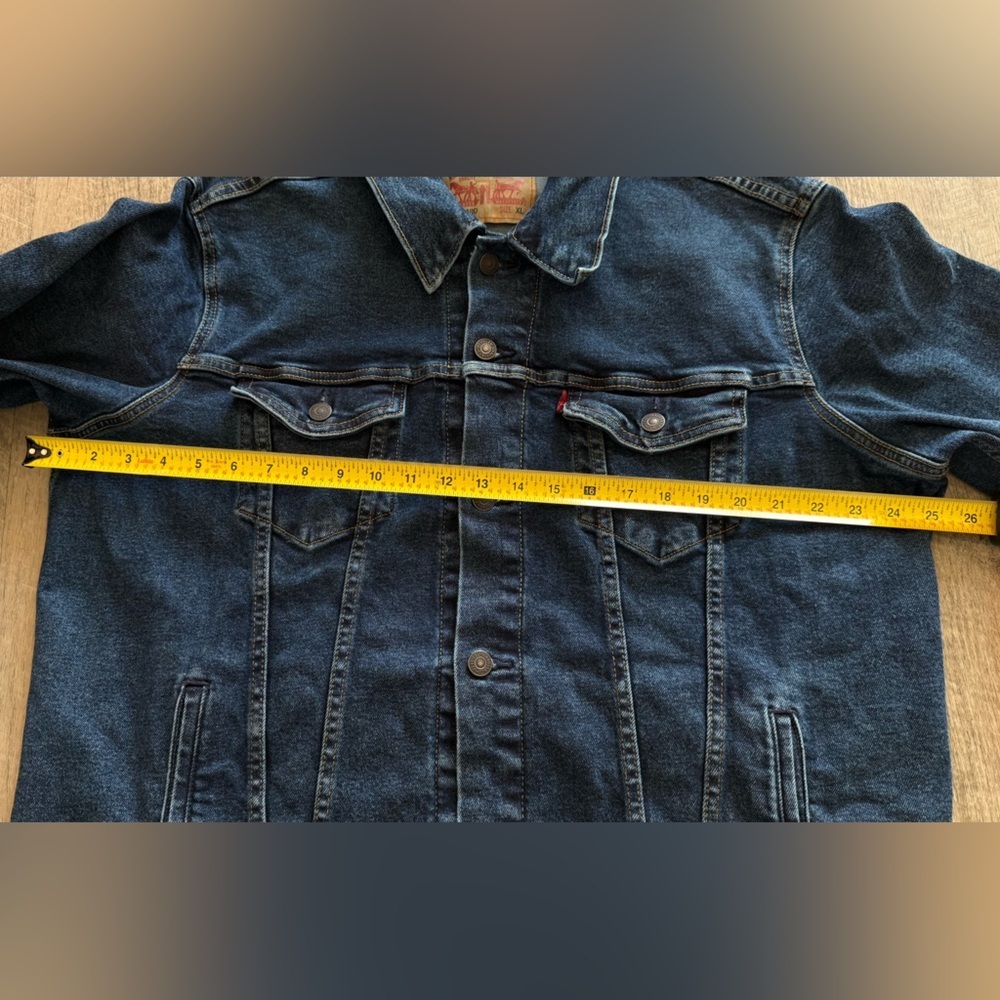 Levi's Dark Blue Denim Jacket - Picture 10 of 11
